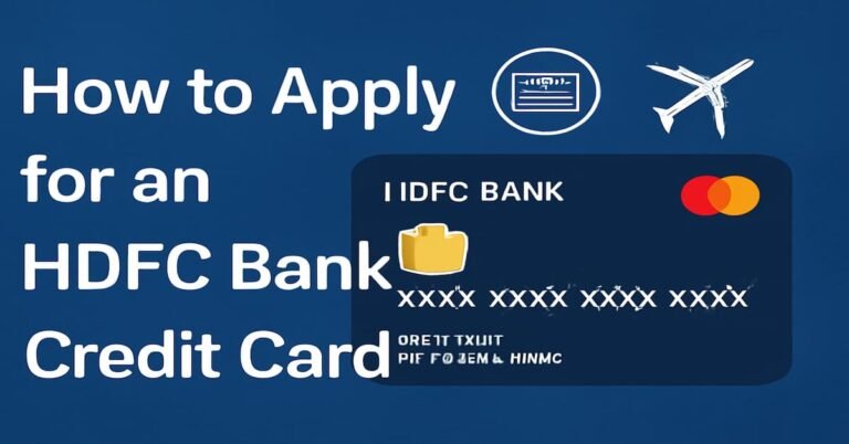 Applying for HDFC Bank Credit Cards Online