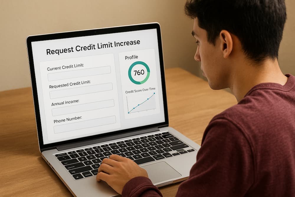 Requesting a credit limit increase on a student credit card after building a strong credit history