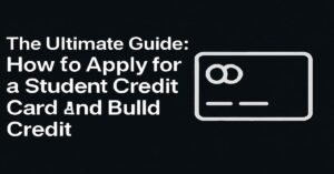 Student applying for a credit card in India